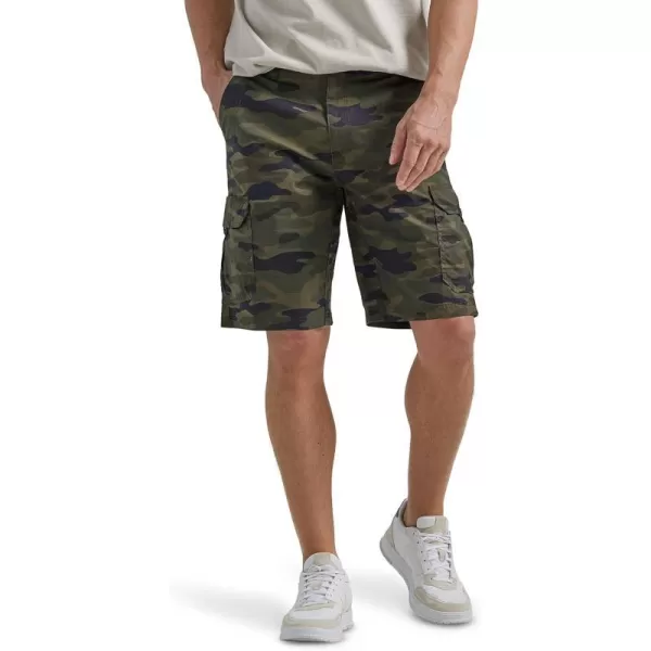 Lee Mens Extreme Motion Crossroad Cargo ShortTraditional Camo