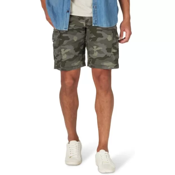 Lee Mens Extreme Motion Crossroad Cargo ShortWoodland Camo