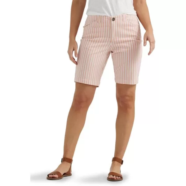 Lee Womens Legendary 9 Chino Bermuda ShortBud Stripe