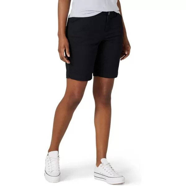 Lee Womens Legendary 9 Chino Bermuda ShortJet Black