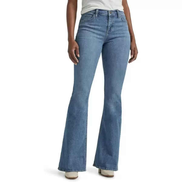 Lee Womens Legendary Mid Rise Flare JeanElevated Retro