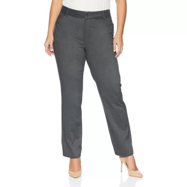 Lee Womens Plus Size Relaxed Fit All Day Straight Leg PantCharcoal Heather