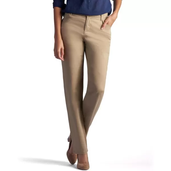 Lee Womens Relaxed Fit All Day Straight Leg PantFlax