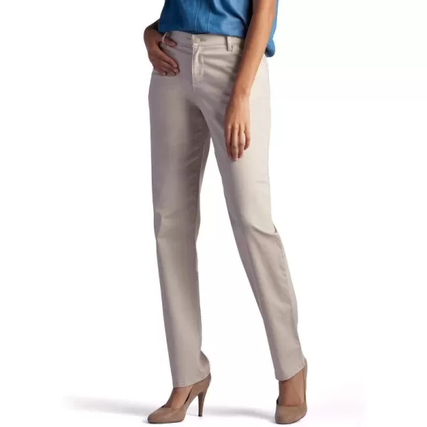 Lee Womens Relaxed Fit All Day Straight Leg PantParchment