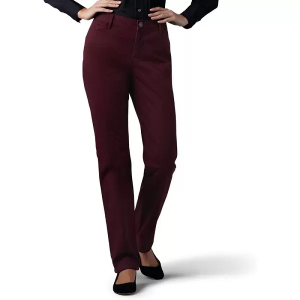 Lee Womens Relaxed Fit All Day Straight Leg PantRaisin