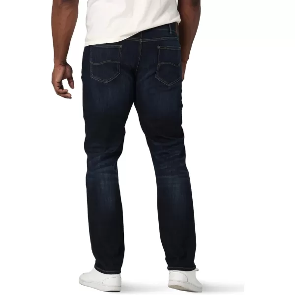 Lee Mens Big amp Tall Extreme Motion Athletic Taper JeanBlue Strike