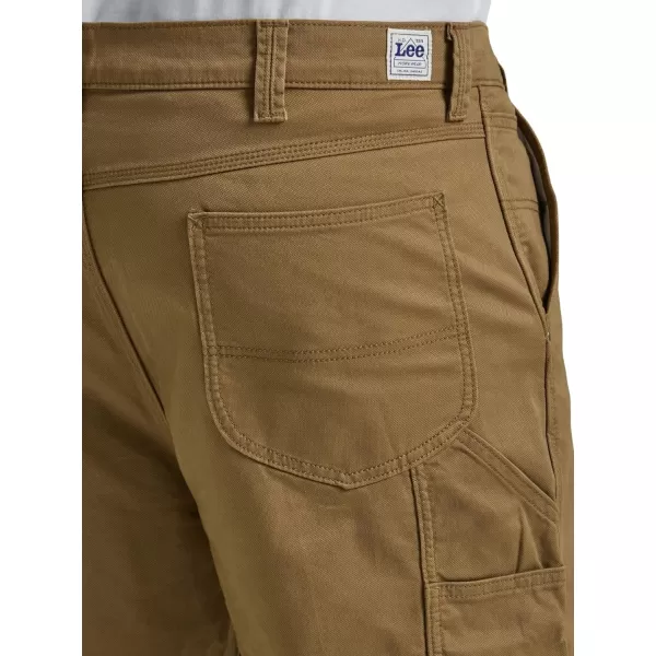 Lee Mens Big amp Tall Legendary Workwear Carpenter JeanDark Khaki