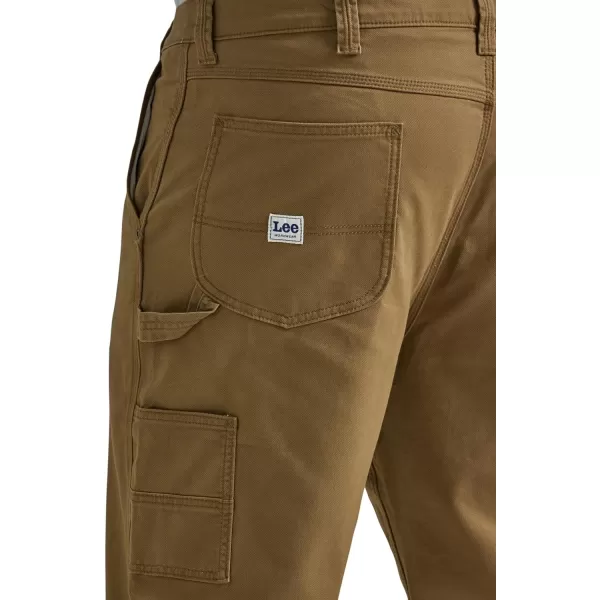 Lee Mens Big amp Tall Legendary Workwear Carpenter JeanDark Khaki