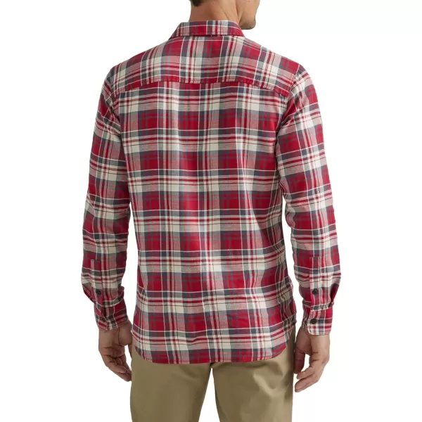 Lee Mens Extreme Motion All Purpose Long Sleeve Worker ShirtAmelia Plaid