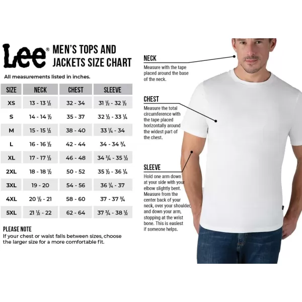 Lee Mens Short Sleeve Graphic TShirtLee Logo Graphite Heather