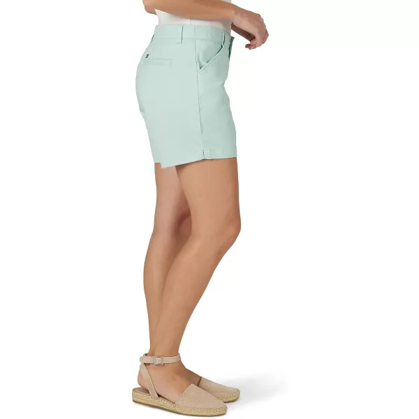 Lee Womens Legendary 5 Chino ShortSea Green