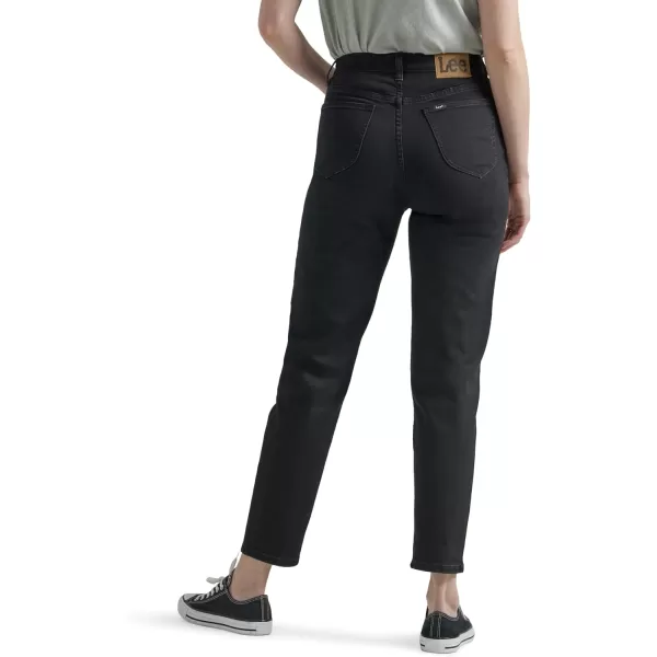 Lee Womens Legendary High Rise Mom JeanBlack