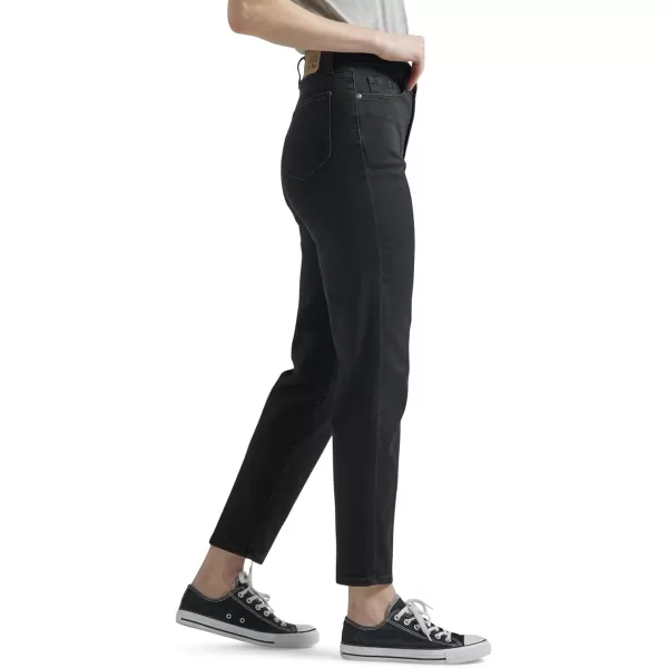 Lee Womens Legendary High Rise Mom JeanBlack