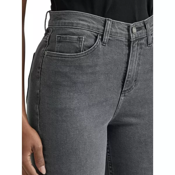 Lee Womens Legendary High Rise Mom JeanWashed Black