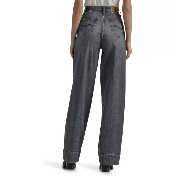 Lee Womens Legendary High Rise Trouser JeanBlurred Darks