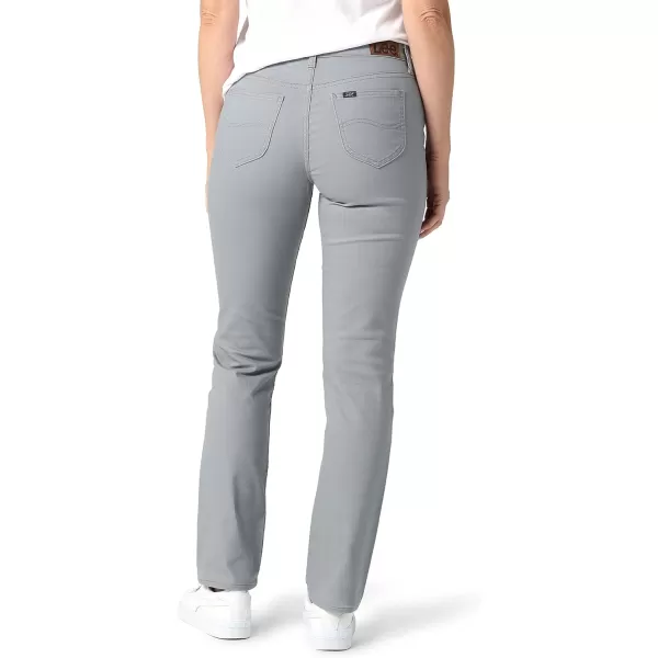 Lee Womens Legendary Mid Rise Straight Leg JeanDover Gray