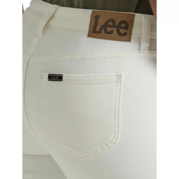 Lee Womens Legendary Mid Rise Straight Leg JeanEcru