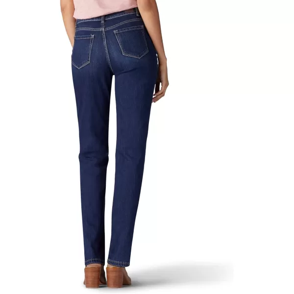 Lee Womens Legendary Mid Rise Straight Leg JeanEllis Blue