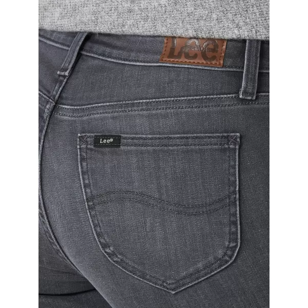 Lee Womens Legendary Mid Rise Straight Leg JeanGray