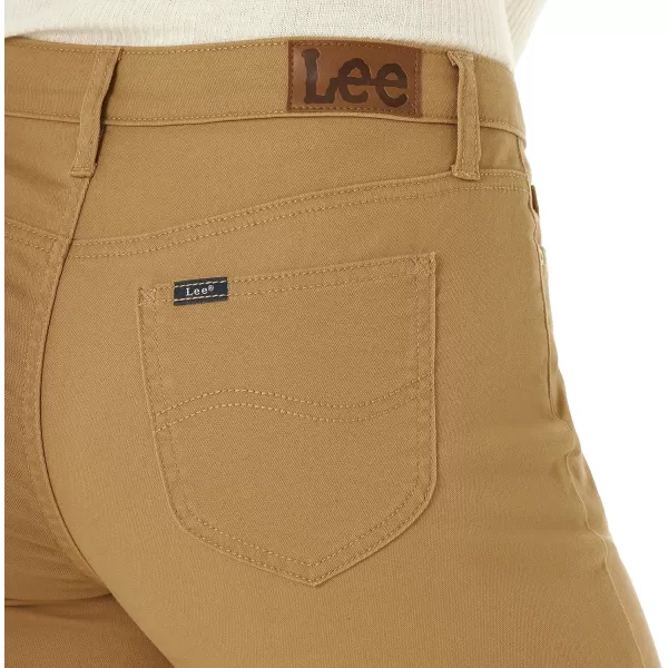 Lee Womens Legendary Mid Rise Straight Leg JeanTigers Eye