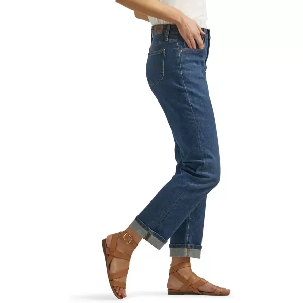 Lee Womens Mid Rise Boyfriend JeanInner Strength