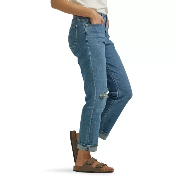 Lee Womens Mid Rise Boyfriend JeanStandout Dx