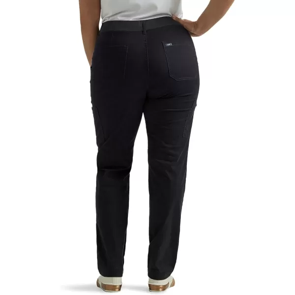 Lee Womens Plus Size Ultra Lux Comfort with Flextogo Utility PantUnionall Black