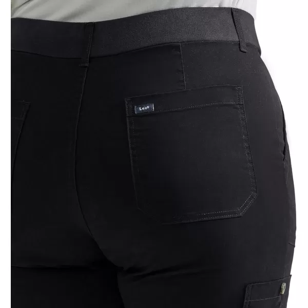 Lee Womens Plus Size Ultra Lux Comfort with Flextogo Utility PantUnionall Black