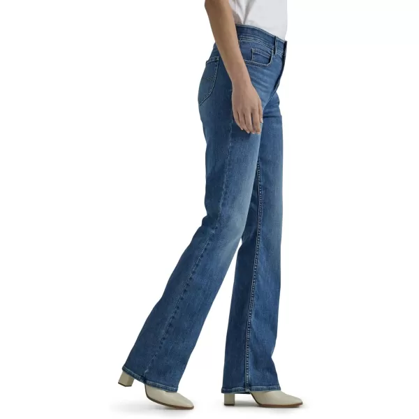 Lee Womens Ultra Lux Comfort with Flex Motion Bootcut JeanIndigo Facet