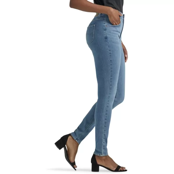 Lee Womens Ultra Lux Comfort with Flex Motion High Rise Skinny JeanSugar Cloud