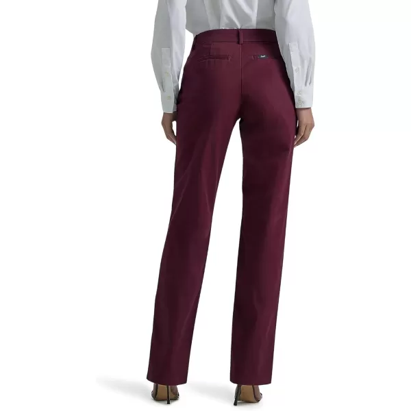 Lee Womens Wrinkle Free Relaxed Fit Straight Leg PantRodeo