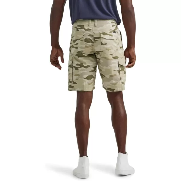 Mens Extreme Motion Swope Cargo ShortKhaki Granite Camo