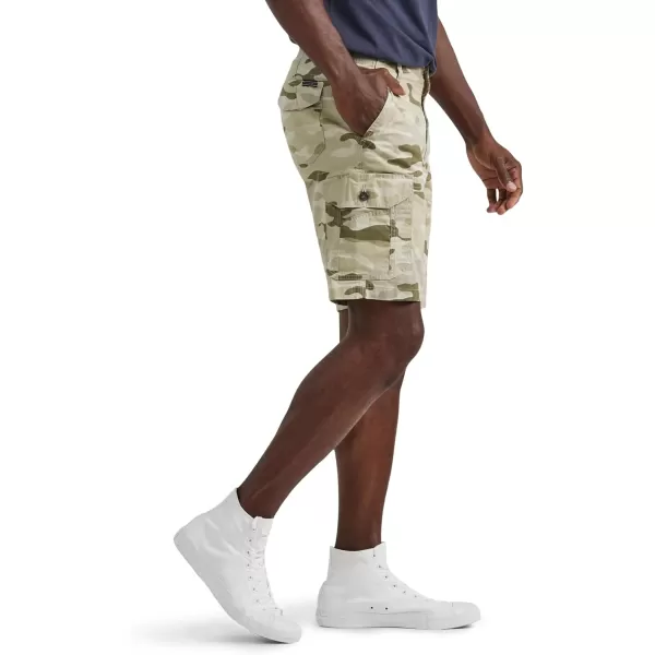 Mens Extreme Motion Swope Cargo ShortKhaki Granite Camo