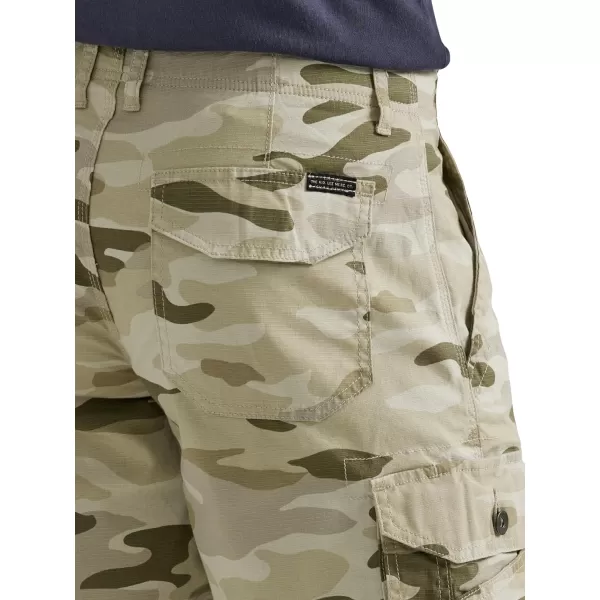 Mens Extreme Motion Swope Cargo ShortKhaki Granite Camo