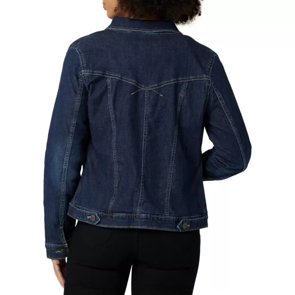 Riders by Lee Indigo Womens Denim JacketDrenched  Dark Blue