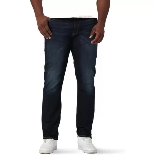 Lee Mens Big amp Tall Extreme Motion Athletic Taper JeanBlue Strike