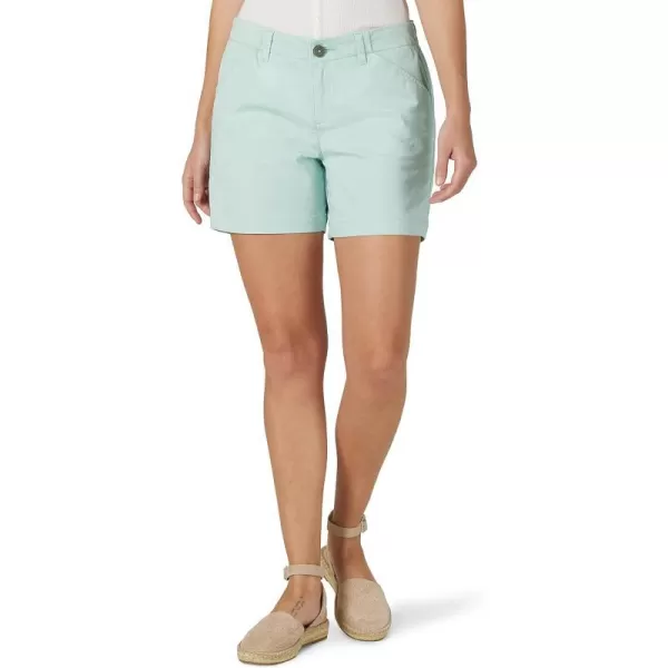 Lee Womens Legendary 5 Chino ShortSea Green