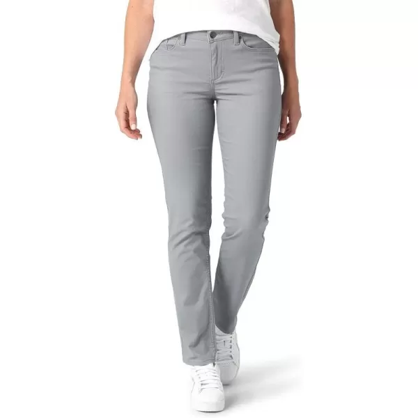 Lee Womens Legendary Mid Rise Straight Leg JeanDover Gray