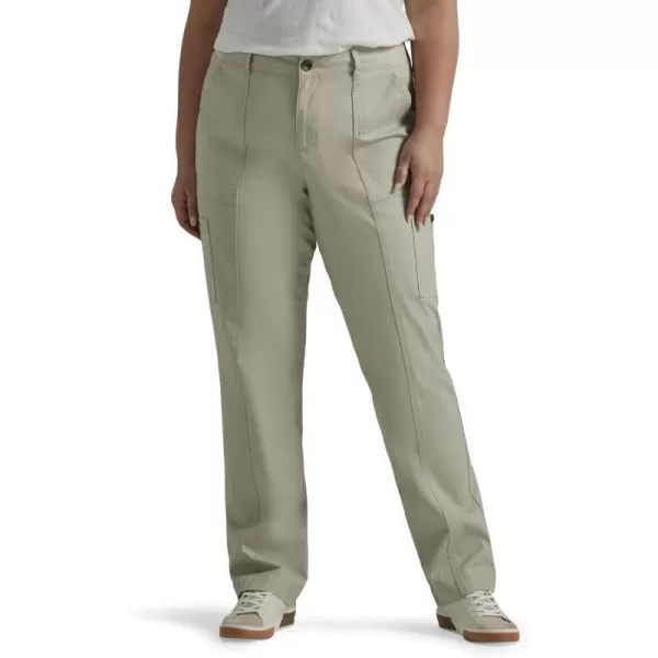 Lee Womens Plus Size Ultra Lux Comfort with Flextogo Utility PantSalina Stone