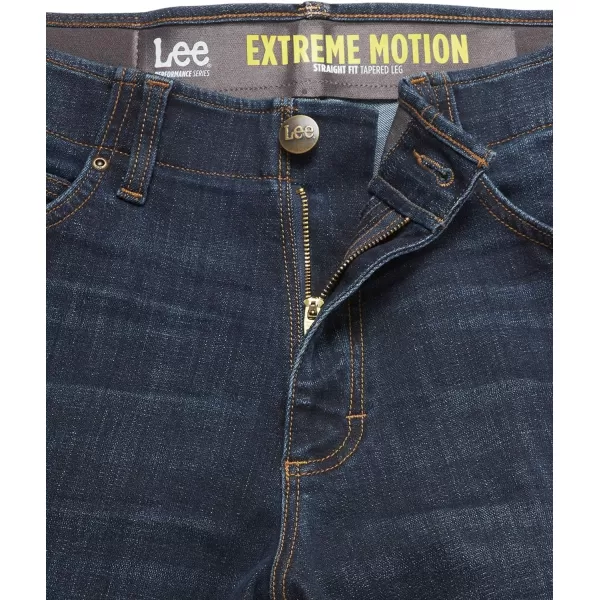 Lee Mens Extreme Motion Straight Taper JeanBlack