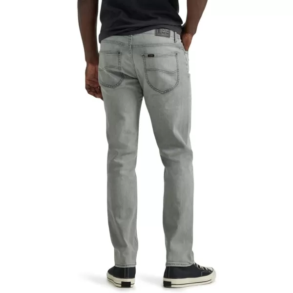 Lee Mens Extreme Motion Straight Taper JeanGray Scotch  Destruction Features