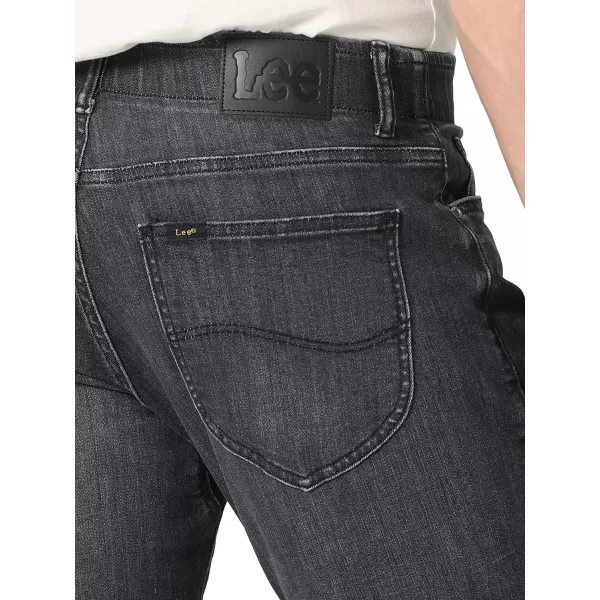 Lee Mens Extreme Motion Straight Taper JeanWashed Black