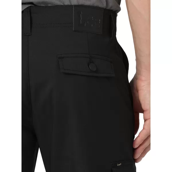 Lee Mens Extreme Motion Synthetic Cargo PantBlack