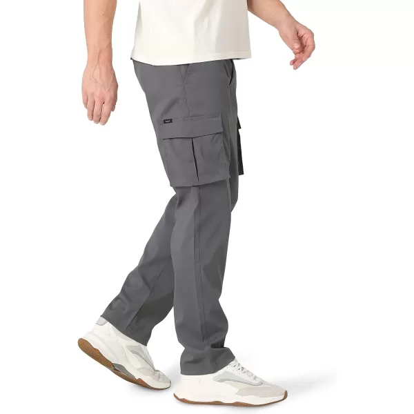 Lee Mens Extreme Motion Synthetic Cargo PantCharcoal