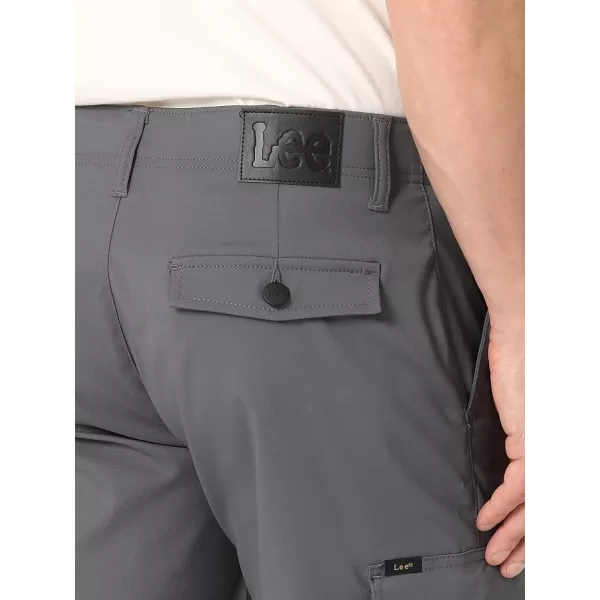 Lee Mens Extreme Motion Synthetic Cargo PantCharcoal