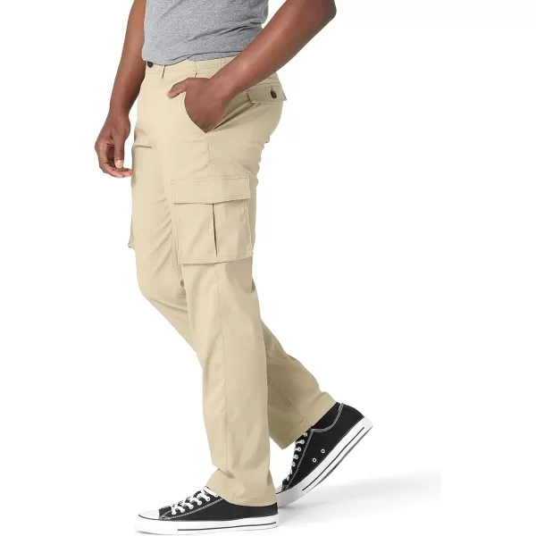 Lee Mens Extreme Motion Synthetic Cargo PantKc Khaki