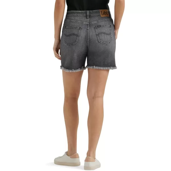 Lee Womens Legendary CutOff Denim ShortBlurred Darks