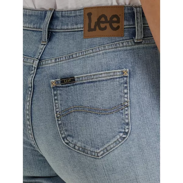 Lee Womens Legendary CutOff Denim ShortFaded Mid