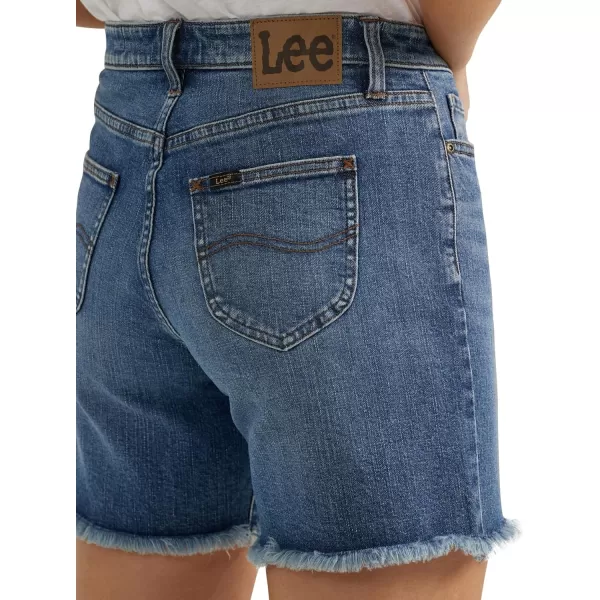 Lee Womens Legendary CutOff Denim ShortIndigo Luster