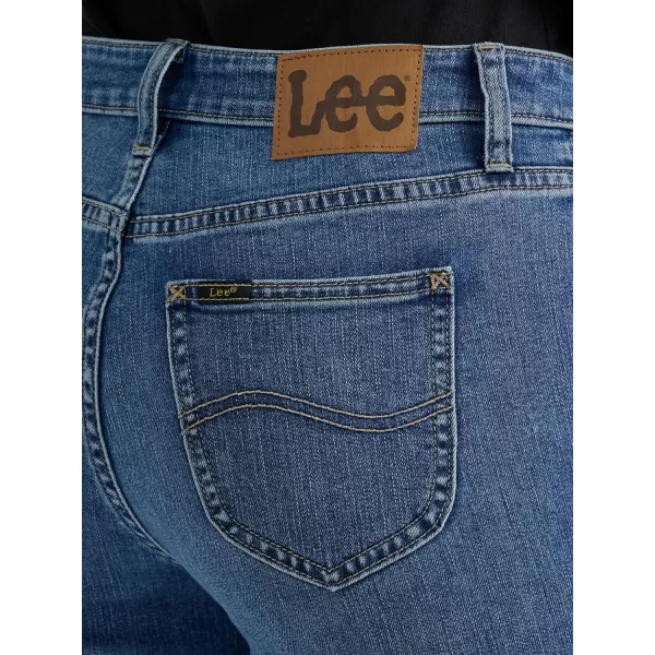 Lee Womens Legendary Rolled Denim Bermuda ShortBright Mid